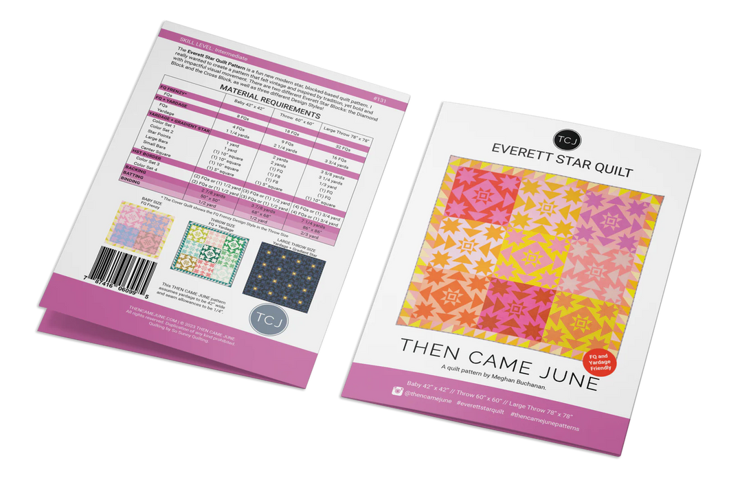 Everett Star - Quilt Pattern (Printed)