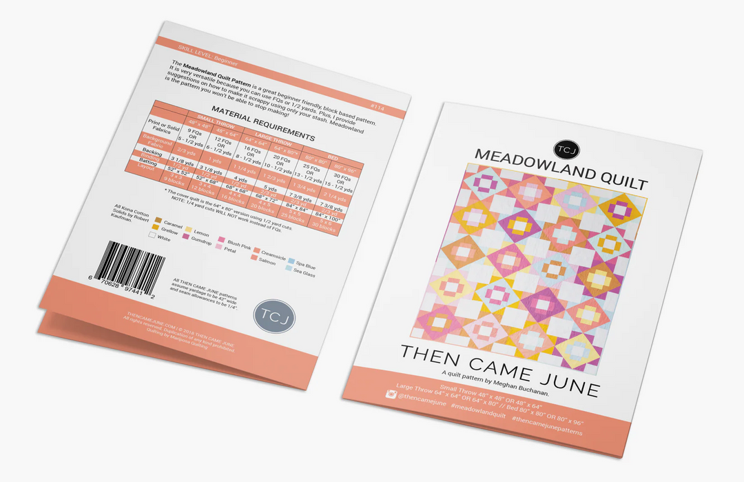 Meadowland - Quilt Pattern (Printed)