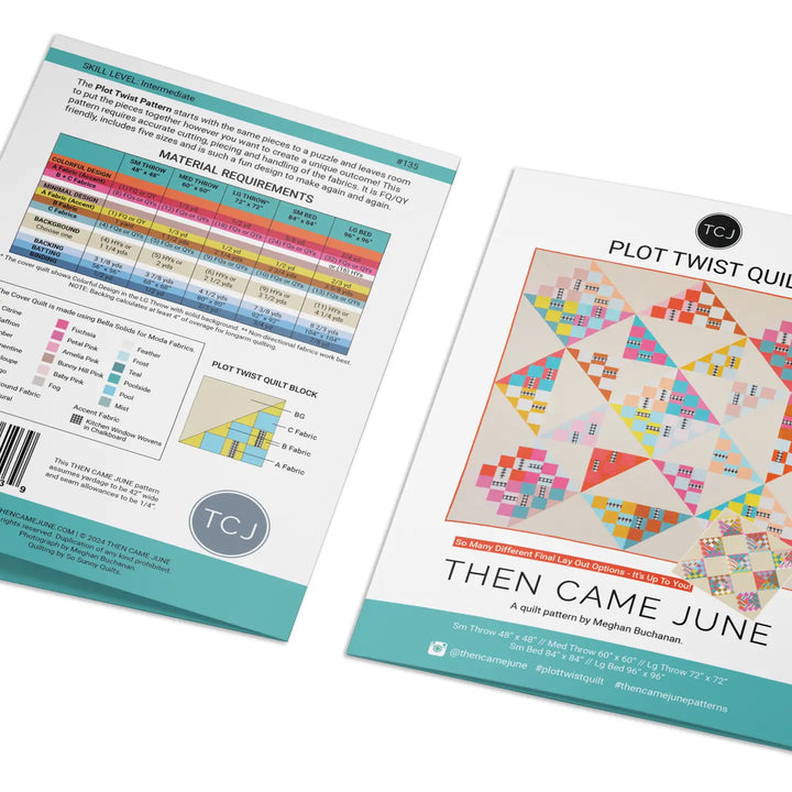 Plot Twist - Quilt Pattern (Printed)