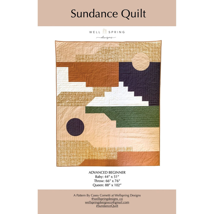 Sundance - Quilt Pattern (Printed)