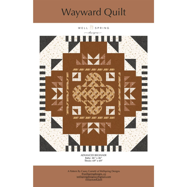 Wayward - Quilt Pattern (Printed)
